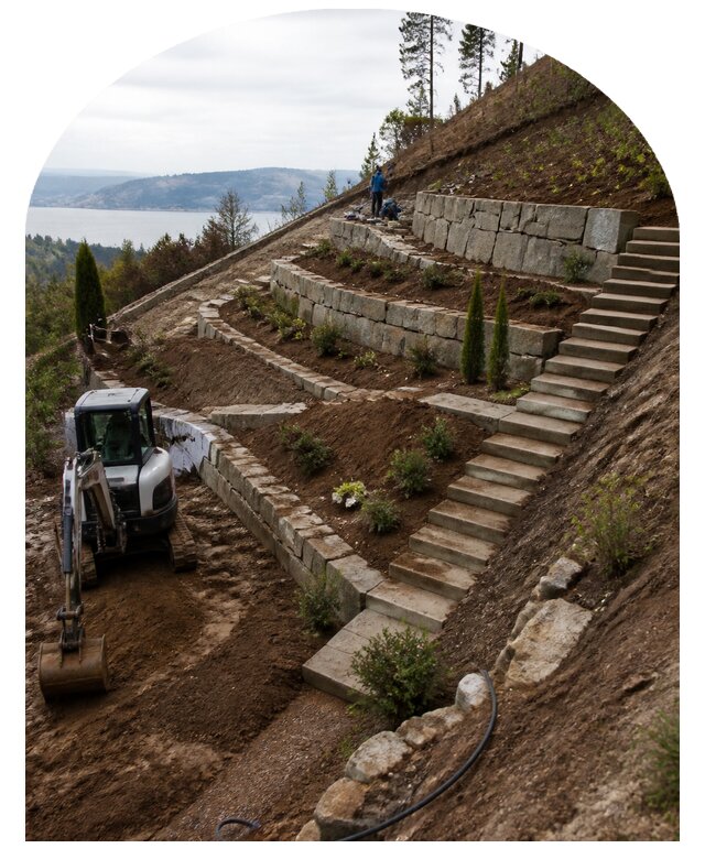 Террасирование участка в Тулуне по цене от 2158 р. | Метпроект-Тлн
